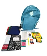 Backpack School Supply Kit Blue Student Back to School Supplies - $34.19 CAD