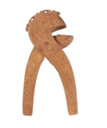 Hand Carved Scandinavian Wooden Nut Cracker 8 Inches Long Excellent Cond... - €21,43 EUR