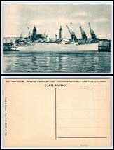 SWEDEN Postcard - MS &quot;Gripssholm&quot; Swedish American Line Passenger Ship R6 - £2.32 GBP