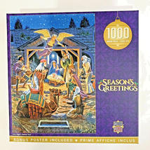Holy Night Nativity Scene Christmas Religious Jigsaw Puzzle 1000 Piece 1... - $14.95