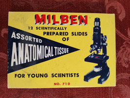 Milben 12 Microscope Slides Set No 710 -- Assorted Anatomical Tissue - £12.76 GBP