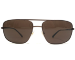 Brooks Brothers Occhiali da Sole BB4033-S 116173 Marrone Aviatori con Lenti - $55.57