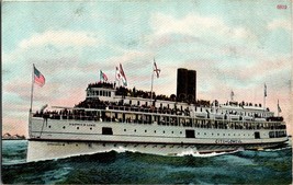 Norwich Line Postcard SS City of Lowell Ship Boat New York Steamer Vintage NY CT - £7.96 GBP