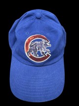 Vintage Chicago Cubs Pink Sparkle Hat Woman&#39;s 47 Victoria Secrets Strap - $14.00