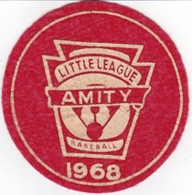 Amity Little League Baseball 1968 Vintage Patch - $14.99