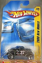 2008 Hot Wheels #25 New Models 25/40 PASS&#39;N GASSER Black Variant w/Rear5... - $8.25