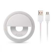 Ght ring with usb phone charger selfie light compatible with iphone samsung xiaomi poco thumb200