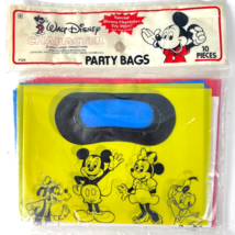 Mickey Mouse Disney Vintage Party Loot Bags 10 Pack Minnie Goofy Donald ... - $28.88