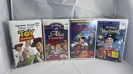 Sealed Disney VHS Movies Pinocchio,Toy Story 2,Alice, Mary Poppins Lot Of 4 - £28.60 GBP