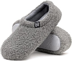 RockDove Women&#39;s Brea Button Moc Slipper Dary Grey Size 7 - 8 - £18.41 GBP