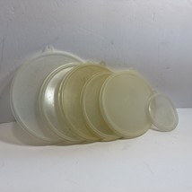 Vintage Tupperware Lids Mixed Lot Of 6 ~ 229-17-, 228-3, 227-22, 733-2 - $14.84
