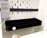 Ikea Skadis Pegboard Shelf Black Container 11.5&quot; x 4.5&quot;  - $14.75