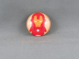 Iron Man Pin - Big Head Child Graphic - Celluloid Pin - £11.79 GBP