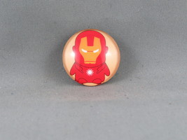 Iron Man Pin - Big Head Child Graphic - Celluloid Pin - $15.00