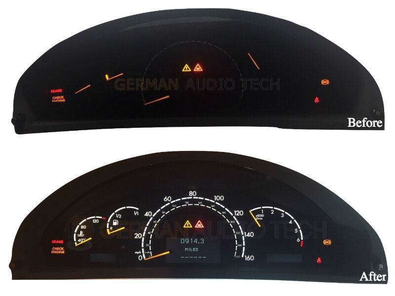 REPAIR KIT for MERCEDES BENZ W220 W215 INSTRUMENT GAUGE CLUSTER BACK LIG... - $98.95