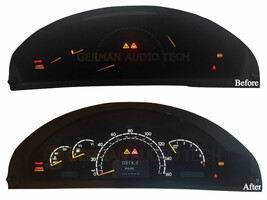 REPAIR KIT for MERCEDES BENZ W220 W215 INSTRUMENT GAUGE CLUSTER BACK LIG... - $98.95