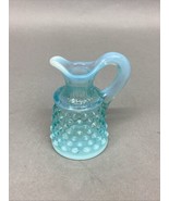 Fenton Blue Hobnail Opalescent Glass Cruet - No Stopper - $20.22 CAD