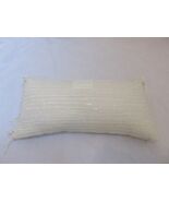 DKNY City Charm Scattered Sequins Shimmer Fringed deco pillow NWT - $93.63 CAD