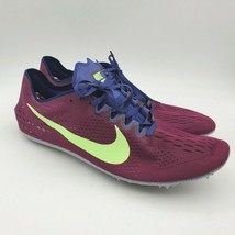Nike Zoom Victory Track Running Spikes Bordeaux Purple Size 13 Shoes 835997-600 - £55.99 GBP