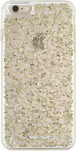 NEW Kate Spade NY Clear Gold Glitter Phone Case for iPhone 6+ / 6s PLUS  - $11.83