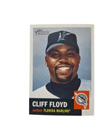 2002 Topps Heritage Cliff Floyd #34 Florida Marlins MLB Baseball Card - $2.22