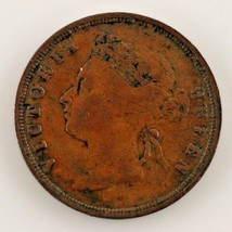 1872-H Straits Installation 1 Cents Pièce de Monnaie ( VF Très Fin Plus État - £49.84 GBP