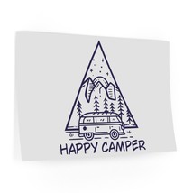 Happy Camper Wall Decal | Adventure Inspired Wall Decor - £25.44 GBP+