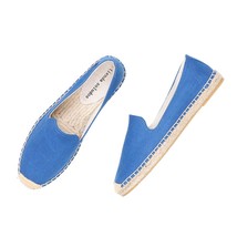 Direct Selling Real Platform Hemp Rubber Slip-on Casual Solid Zapatillas Mujer S - £39.49 GBP