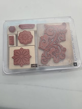 Stampin&#39; Up!  Baroque Motifs 2007 Set of 6 Stamps Junk Journaling Scrolling - £7.33 GBP