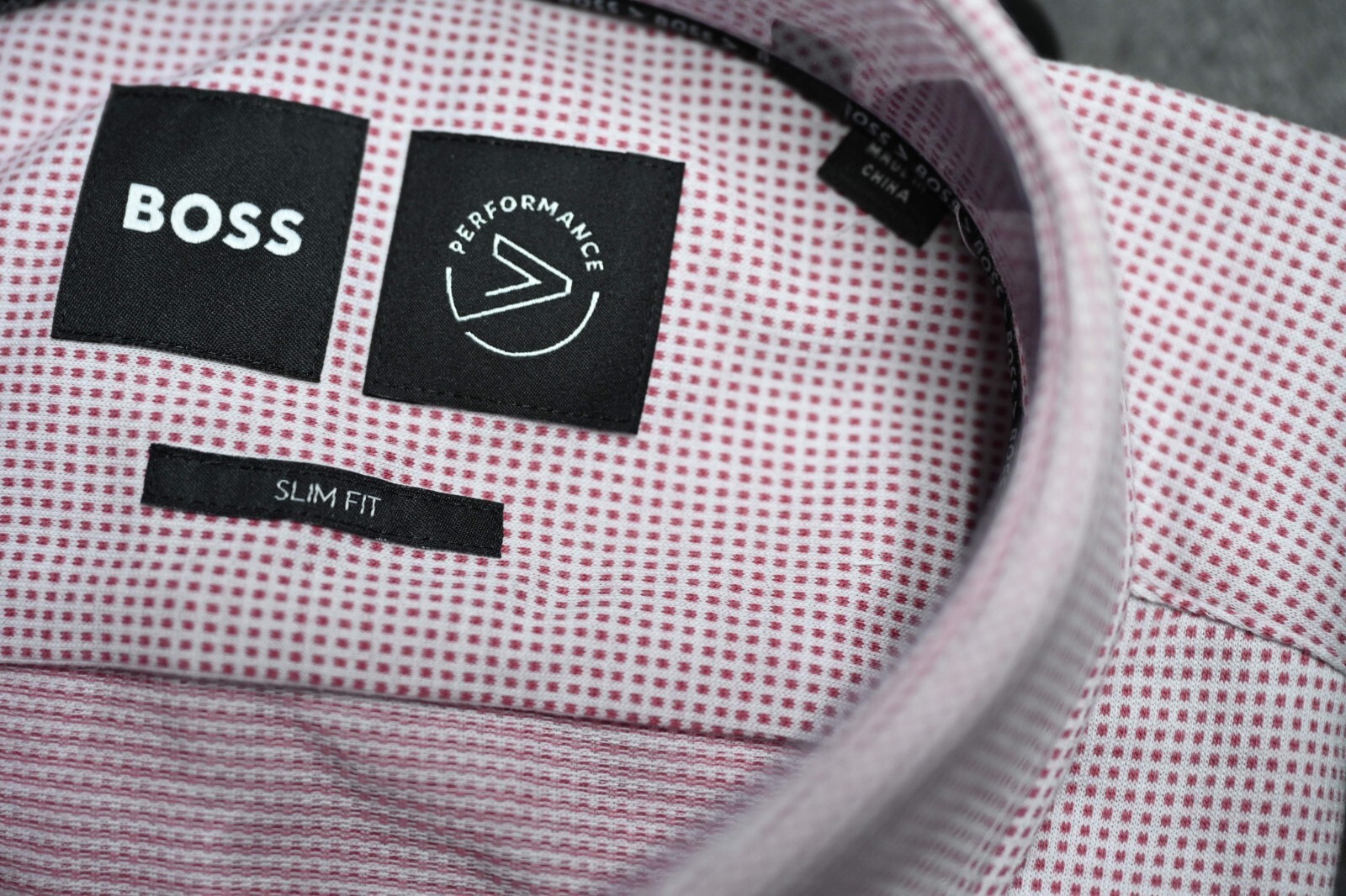 HUGO BOSS Hombre Hank Viaje Delgado Performance Algodón Elástico Camisa 37 14.5 Item image 4