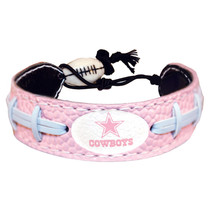 Dallas Cowboys Bracelet Pink Football CO - $558.63 MXN