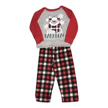 Holiday Style Toddler Girls &quot;Baby Bear&quot; Family Pajamas 4T NEW Buffalo Plaid - £13.10 GBP
