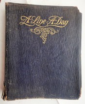 1924-1928 Antique Nellie And William Whiting Diary Algonquin Pa Allen Lane &amp; Co - £67.22 GBP