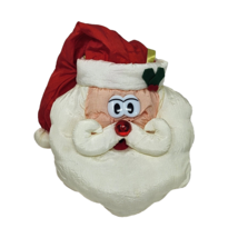 Vintage House Of Lloyd Christmas Nylon Santa Claus Light Up Stuffed Animal Plush - £43.98 GBP