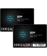 Silicon Power 2-Pack 256GB SSD 3D NAND A55 SLC Cache Performance Boost S... - $92.64 CAD