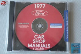 1977 Ford Car Shop Repair Manuals 5 Volumes CD Rom Disc PDF New - £28.34 GBP