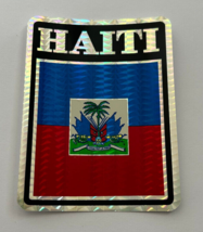 Haiti Country Flag Reflective Decal Bumper Sticker - $6.79