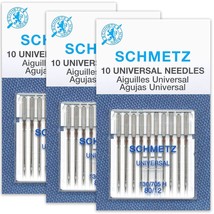 Schmetz Universal Sewing Machine Needles - Size 80/12-3 Cards - 30 Needles - $23.74