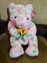 Ty Beanie Babies Buddy Collection 2003 &quot;Bloom&quot; Multi-Color Bear 12&quot; NWT - $19.75