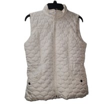 New Directions Quilted Vest Sleeveless Padded Lightweight Pockets S - $9.26