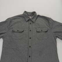 JACHS Men's Size Large Heavyweight Gray Cotton Blend Long Sleeve Shirt RN#123913 image 11
