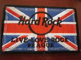 HARD ROCK CAFE PATCH PRAGUE &quot;1&quot; IRON ON SOUVENIR LIVE LOVE ROCK COLLECTI... - £14.03 GBP