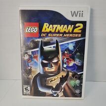  Lego Batman 2 DC Super Heros CASE &amp; MANUAL ONLY Nintendo Wii Authentic - $2.73 CAD