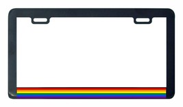Flag Gay Lesbian pride rainbow LGBTQ LGBT license plate frame - £6.34 GBP