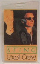 STING / THE POLICE - TOUR 1994 - VINTAGE ORIGINAL LAMINATE TOUR BACKSTAG... - $15.00