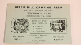 Vintage Ham Radio Card KJI 2577 Sabinsville Pennsylvania - £6.32 GBP