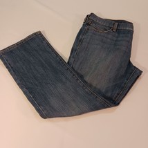 Old Navy The Diva Straight Jeans Women&#39;s Size 14 Short Blue Low Rise Med... - $13.85
