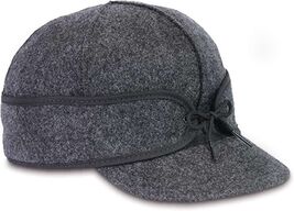 Stormy Kromer The Mackinaw Cap, Charcoal, 8, Wool Winter Hat for Men and... - $58.20