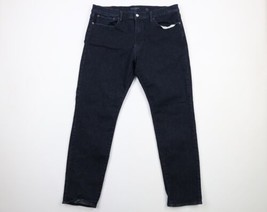 Lucky Brand Mens 38x32 121 Slim Straight Leg Stretch Denim Jeans Indigo Blue - £47.44 GBP