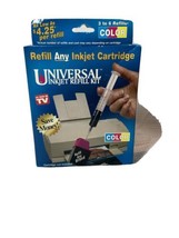 4-Color Universal Ink Refill Kit for Any Inkjet Printer Cartridge - $16.82